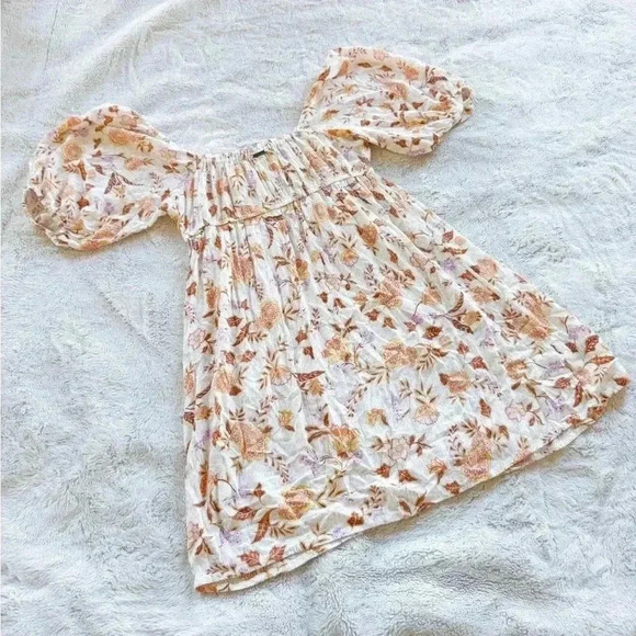 Billabong With Love Babydoll Floral Dress size L - Picture 2 of 4